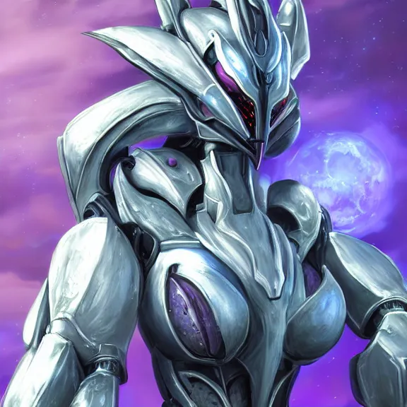 Image similar to extremely detailed ground shot of a giant beautiful stunning goddess anthropomorphic hot robot mecha female dragon, silver sharp streamlined armor, detailed hot maw, glowing Purple LED eyes, looming over, micro pov, vore art, dragon art, warframe fanart, Destiny fanart, macro art, giantess art, furry art, furaffinity, high quality 3D realism, DeviantArt, Eka's Portal, G6