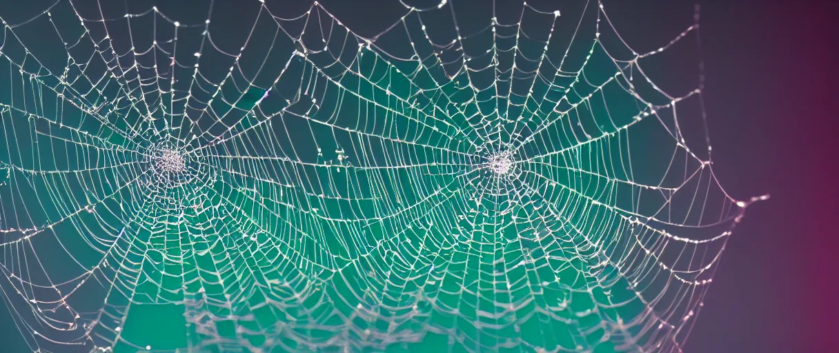 Prompt: a high quality color closeup depth of field hd 4 k film 3 5 mm photograph of a piece of scientific lab equipment with light cobwebs