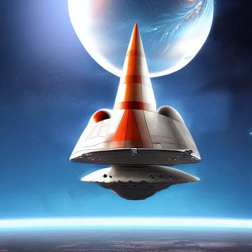 Prompt: space ship digital art by charlie bowatter , high definition