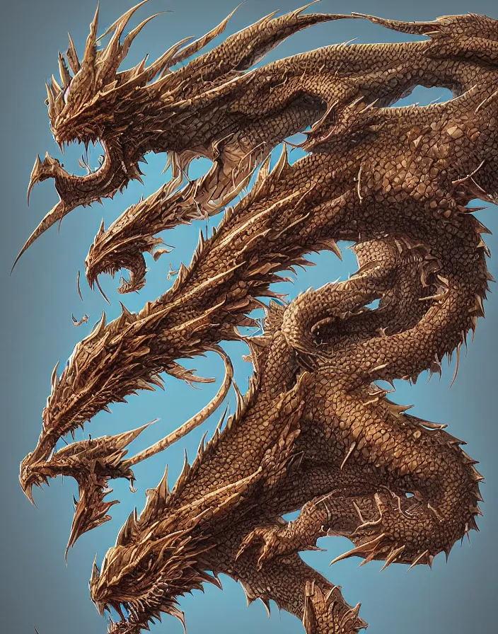 Prompt: hyper detailed industraial & utility dragon by svetlin velinov