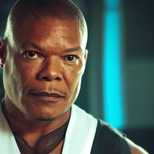 Prompt: Teal'c from Stargate SG1 in The Expanse