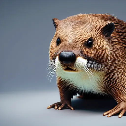 Image similar to hyperrealistic dslr film still of justin bieber disguised as a beaver, beaver face, stunning 8 k octane comprehensive 3 d render, inspired by istvan sandorfi & greg rutkowski & unreal engine, perfect symmetry, dim volumetric cinematic lighting, extremely hyper - detailed, incredibly real lifelike attributes & flesh texture, intricate, masterpiece, artstation, stunning