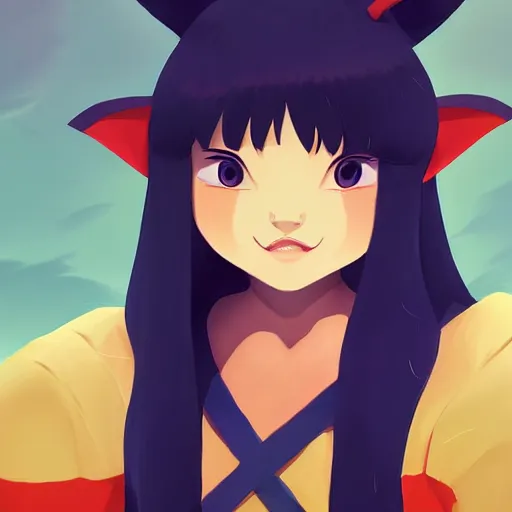 Image similar to face icon stylized minimalist inuyasha, loftis, cory behance hd by jesper ejsing, by rhads, makoto shinkai and lois van baarle, ilya kuvshinov, rossdraws global illumination