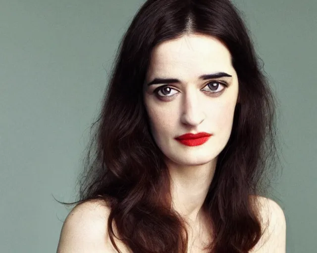 Image similar to mixture of eva green and rachel weisz