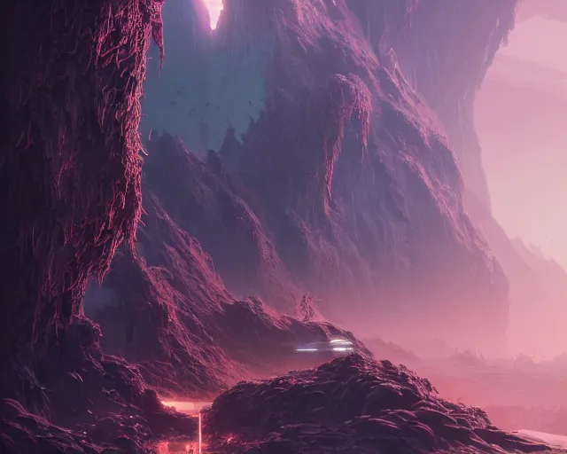 Prompt: the huntspace of the journey vale, intricate abstract. intricate artwork, by tooth wu, wlop, beeple, dan mumford. concept art, octane render, trending on artstation, greg rutkowski very coherent symmetrical artwork. cinematic, key art, hyper realism, high detail, octane render, 8 k, iridescent accents