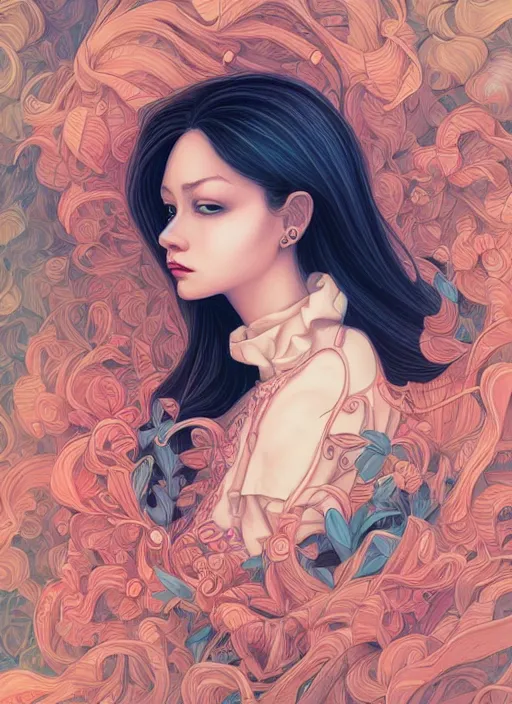 Prompt: girl venizian, extremely detailed, sharp focus, portrait, smooth, digital illustration, by james jean, by eliza ivanovo, by rossdraws, sakimichan