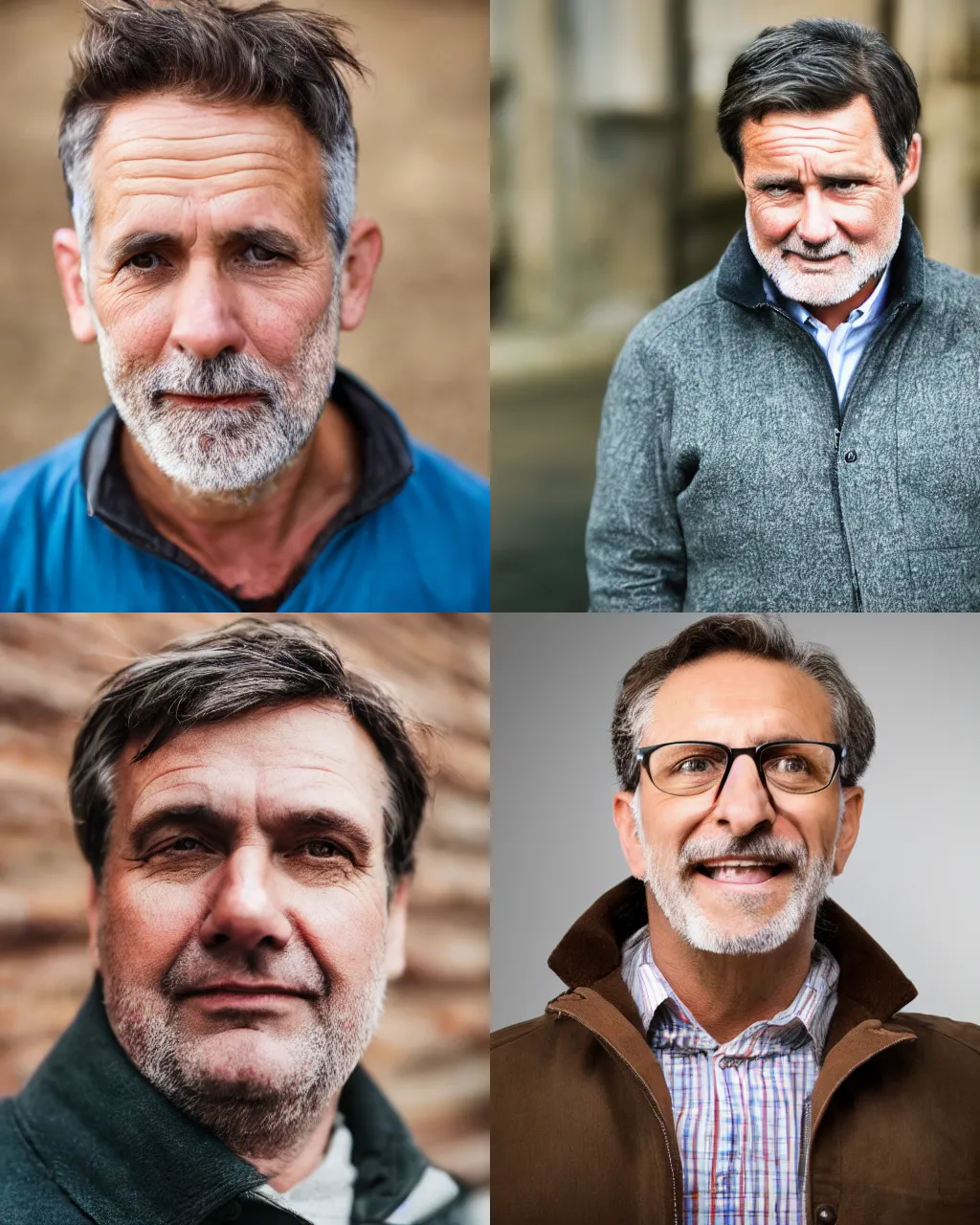 Prompt: Medium shot, three quarter view of middle-aged brown hair man in the style of trending on 500px