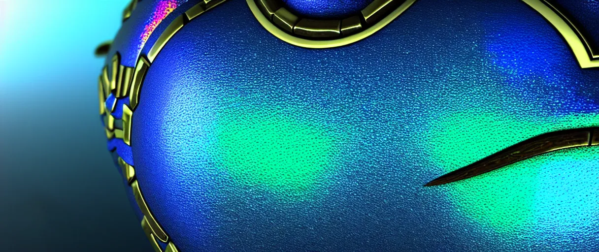 Image similar to high quality 3d render close-up scarab! with jeweled holographic gorgeous hyperdetailed moody blue lighting octane low angle hd 8k sharp shallow depth of field