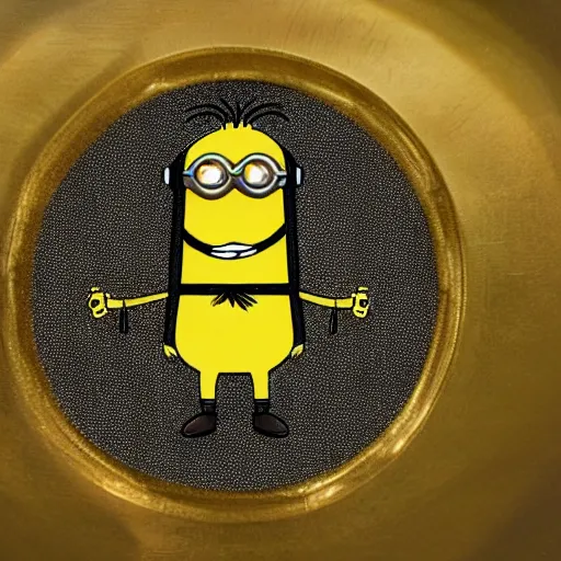 Image similar to a golden minion