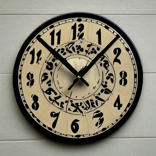 Image similar to clock arabic numerals