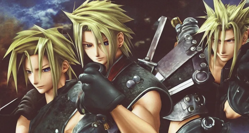 Image similar to the two complementary forces that make up all aspects and phenomena of life, from Final Fantasy VII