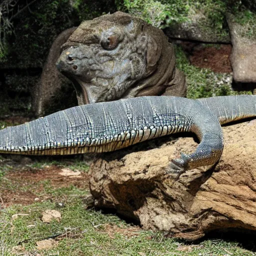 Image similar to goanna giganotosaurus