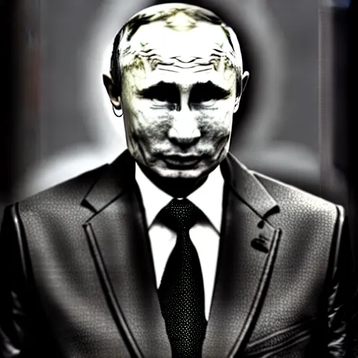 Image similar to vladamir putin a holocaust survivor, historical photo, high definition, hyperrealistic, stock photo