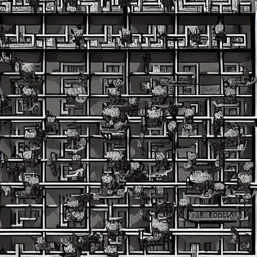 Image similar to Winning in PUBG in the style of M.C. Escher