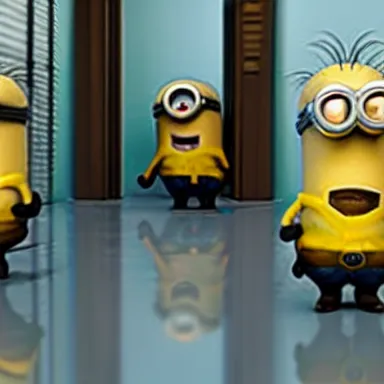 minions in backrooms, backrooms, liminal space, real | Stable Diffusion ...