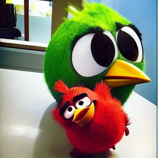 Prompt: “angry birds in real life”