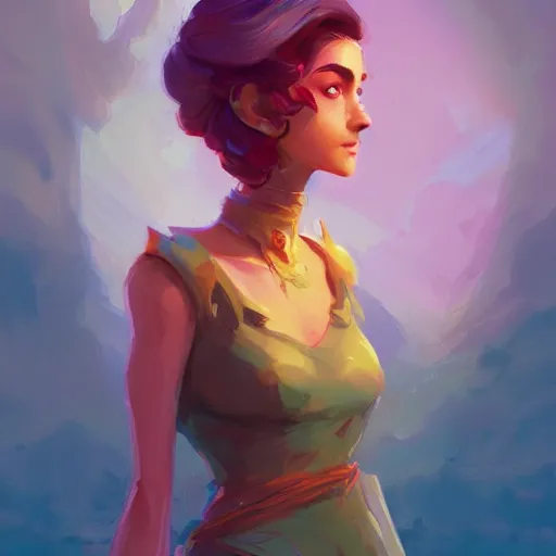 Prompt: portrait of besutiful woman, maya ali mage, gloomhaven, dynamic lighting, gaudy colors, octane render aesthetic, matte painting concept art, official fanart behance hd artstation by jesper ejsing, by rhads and makoto shinkai and lois van baarle and ilya kuvshinov and rossdraws