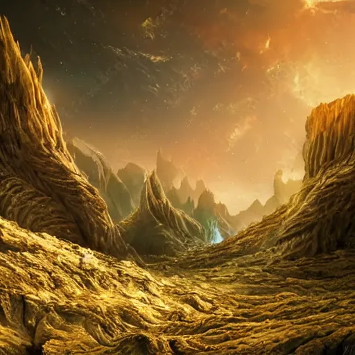 Prompt: Amazing alien landscape