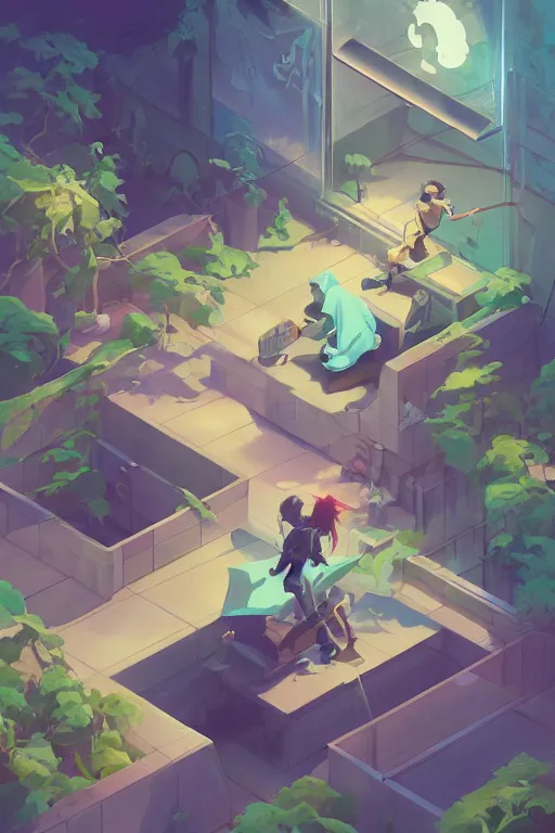 Image similar to Isometric Razer, by Jesper Ejsing, RHADS, Makoto Shinkai and Lois van baarle, ilya kuvshinov, rossdraws global illumination