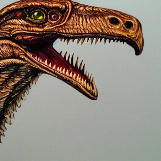 Prompt: velociraptor, high detailed, photorealistic