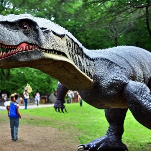 Image similar to NYTimes Bronx zoo has visiting T-Rex this weekend