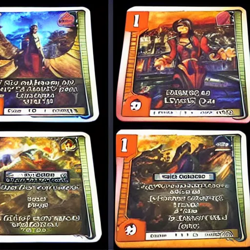 Image similar to trading card game deck with infinite power