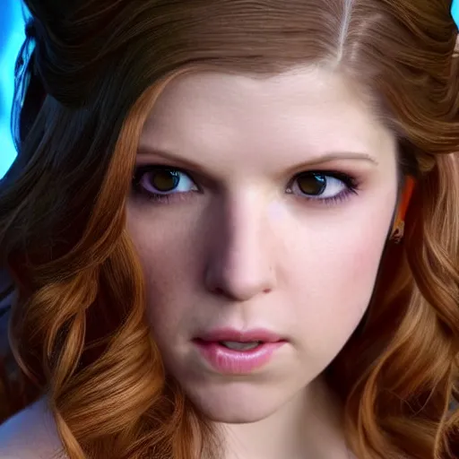 Image similar to anna kendrick as a beautiful fairy, 8 k resolution hyperdetailed photo realistic, extremely high quality and life like