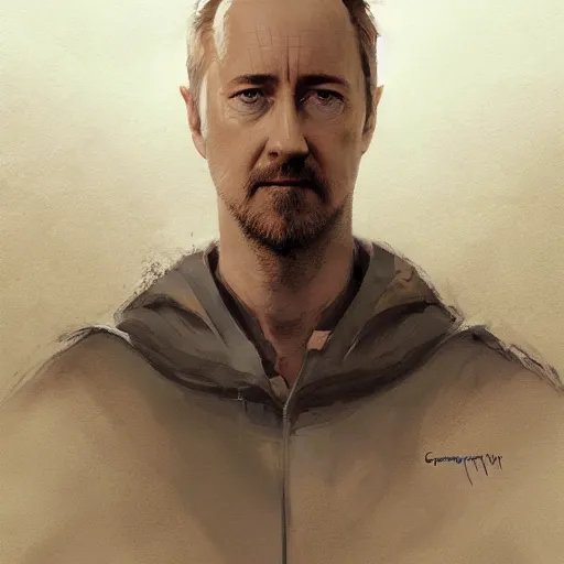 Prompt: a portrait of an egg with edward norton's face, concept art by greg rutkowski, artgerm and ruan jia