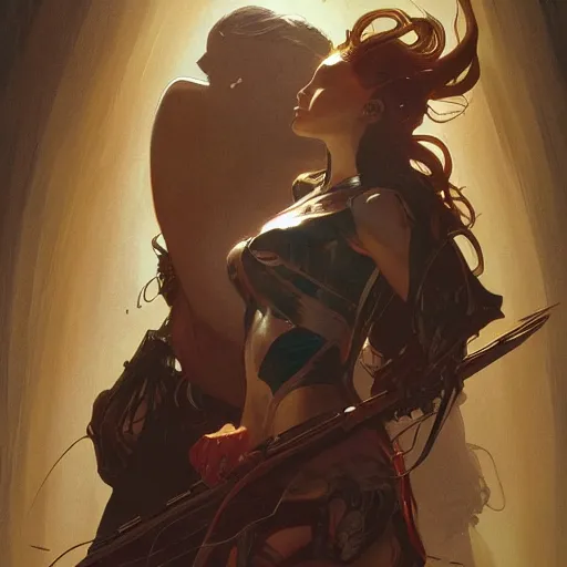 Image similar to a beautiful metal cover art, highly detailed, digital painting, artstation, concept art, sharp focus, illustration, art by alex ross and greg rutkowski and alphonse mucha