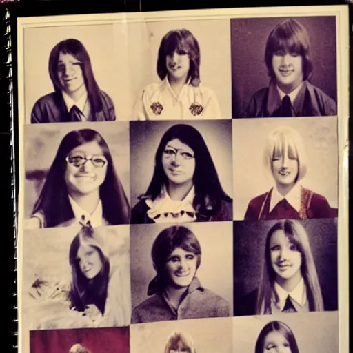 Image similar to high school photo book 1974