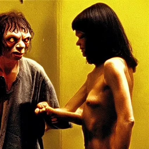 Image similar to Gollum pulp fiction movie