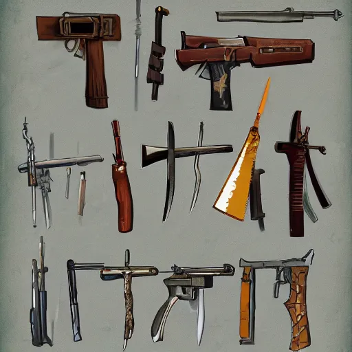 Image similar to all weapons that exist