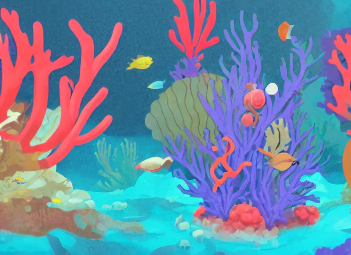 Image similar to coral - inspired professional character designs for undersea television series coral days