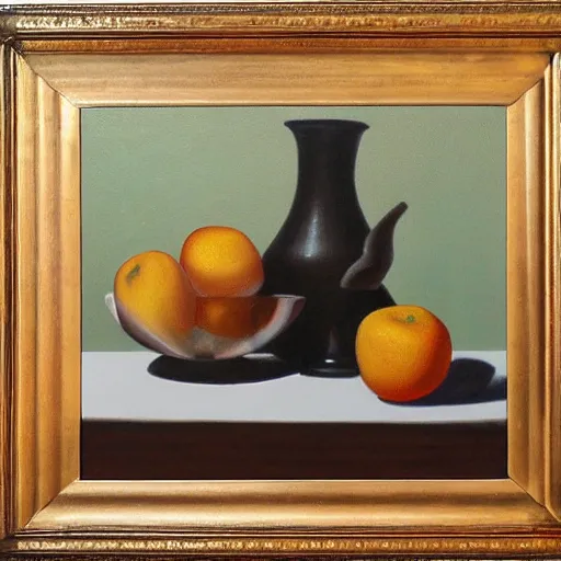 Image similar to still life painting by David Brown, matte,