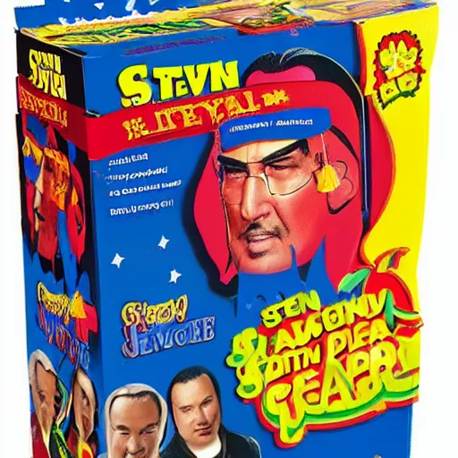 Image similar to Steven Seagal as a happy meal toy