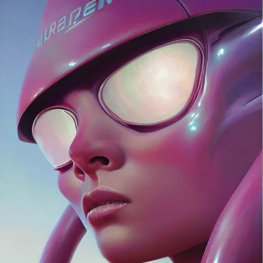 Image similar to A ultradetailed beautiful portrait of a alien , Oil painting, by Ilya Kuvshinov, Greg Rutkowski and moebius, alien art-H 768