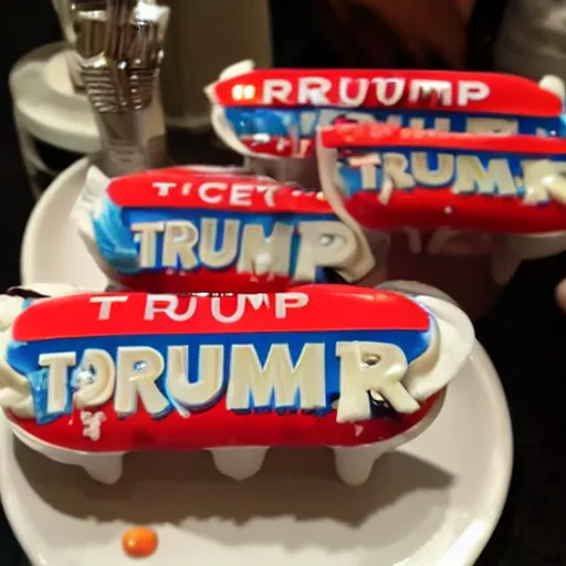 Image similar to donald trump ice cream bar from blue bunny