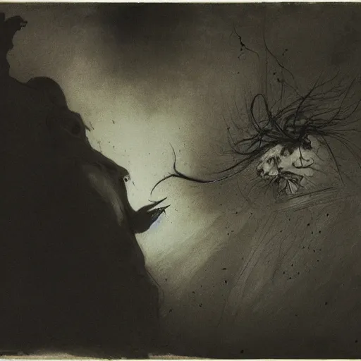 Image similar to francisco goya, stephen gammell