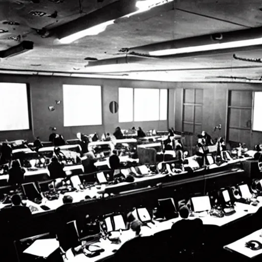 Image similar to War Room from Dr Strangelove