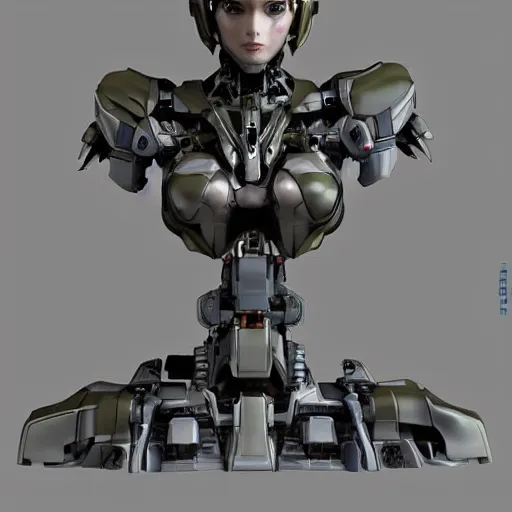 Image similar to a mecha version of a female bust, no irises, very symmetrical face, highly detailed, by vitaly bulgarov, by yoji shinkawa, by joss nizzi, by ben procter, by steve jung, widow maker, quintessa, metal gear solid, transformers cinematic universe, conceptartworld, pinterest, artstation, unreal engine