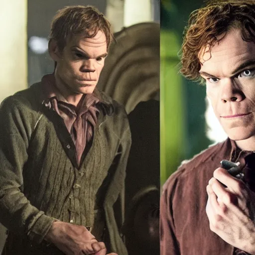 Image similar to michael c hall as goblin