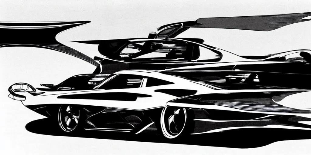 Image similar to jdm car design by syd mead