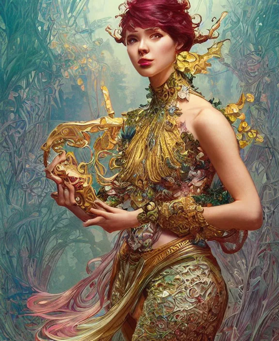 Image similar to monster energy drink, fantasy, intricate, elegant, highly detailed, colorful, vivid color, digital painting, artstation, concept art, art by artgerm and greg rutkowski and alphonse mucha and ruan jia