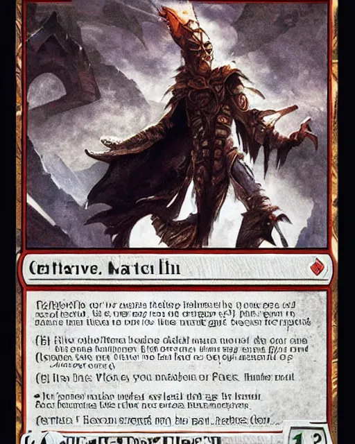 Image similar to magic the gathering instant card