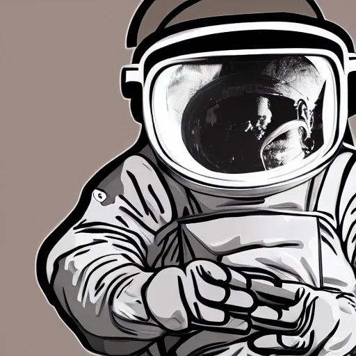 astronaut sticking a fork in an outlet. art deco. 8k Stable Diffusion