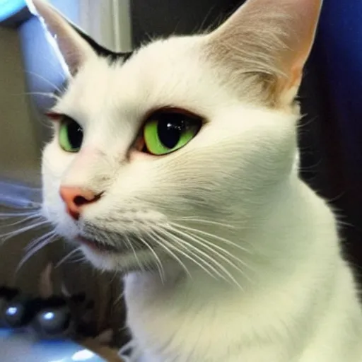 Image similar to a cat looks like nicki minaj