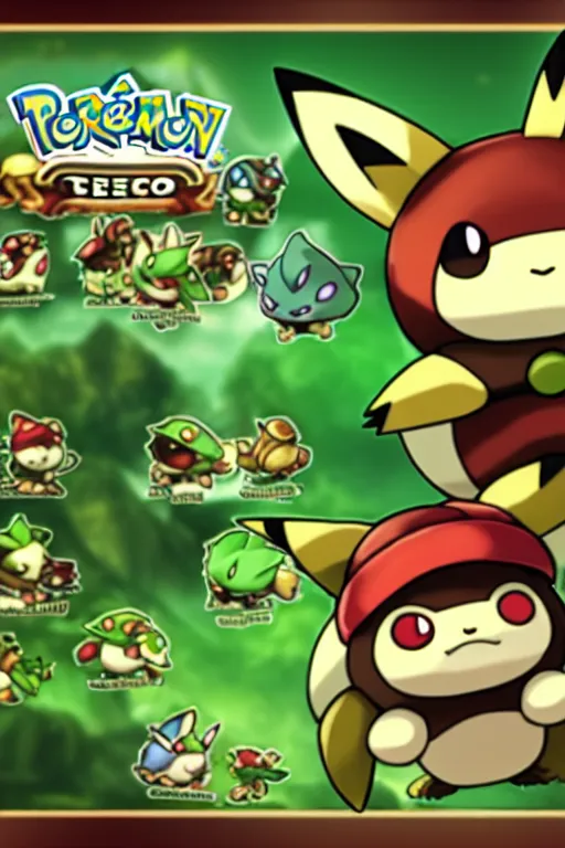 Image similar to teemo, a pokemon trading card of teemo, highly detailed pokemon trading card screenshot