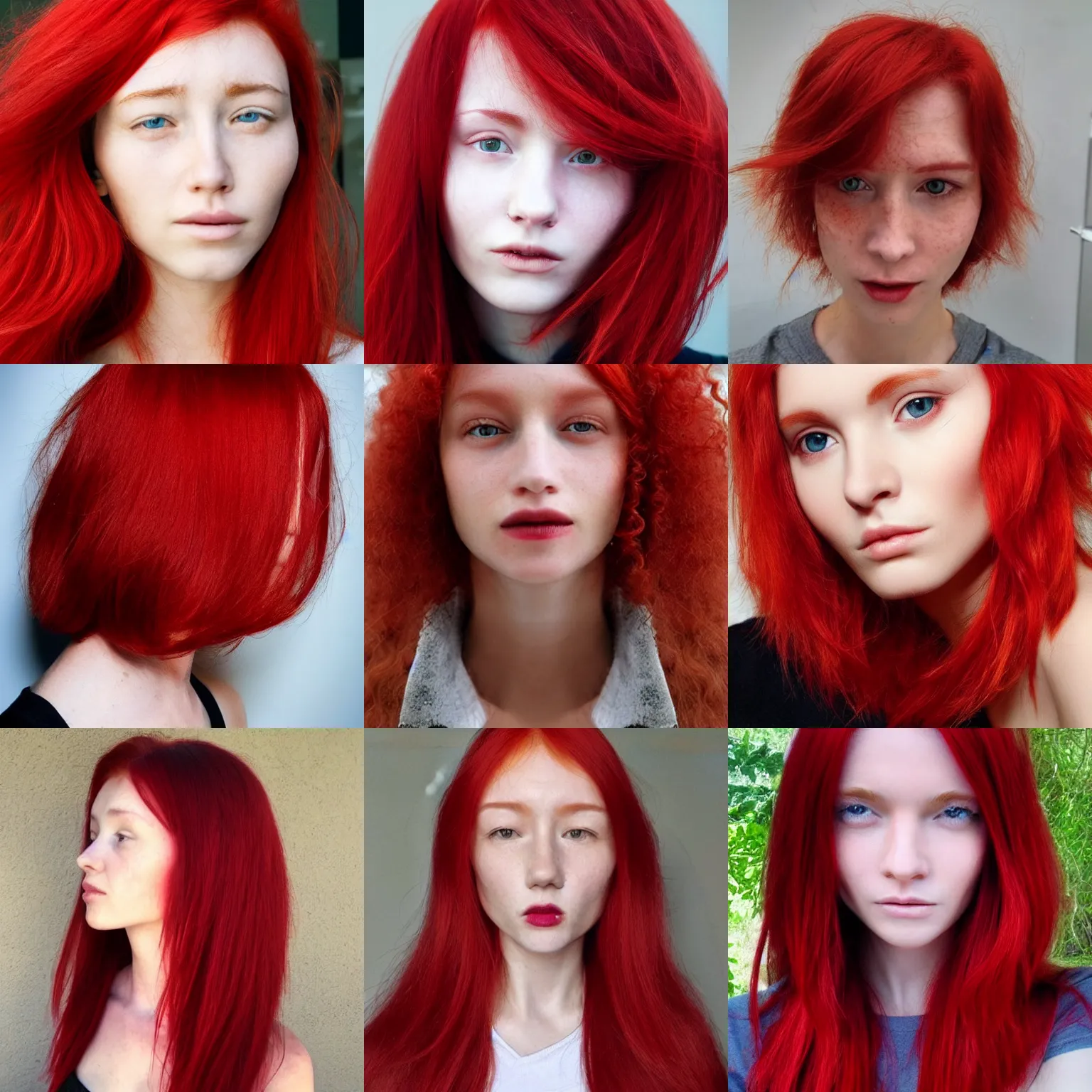 human face red hair | Stable Diffusion | OpenArt