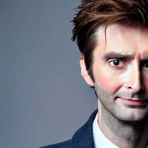 Image similar to david tennant mixed with jodie whittaker