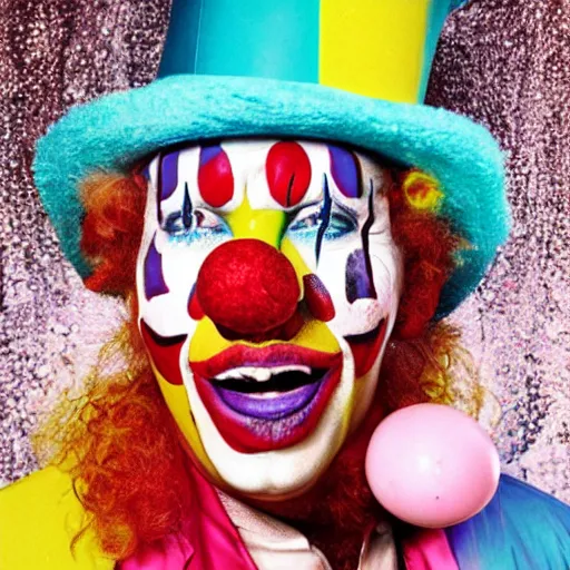 Prompt: ! Clown photo by David Lachapelle